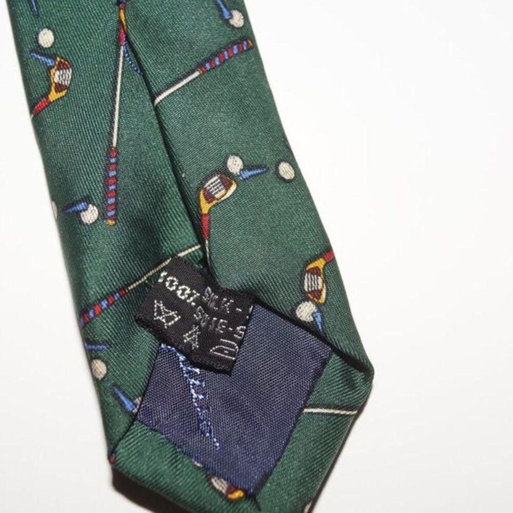 Men's SALVATORE FERRAGAMO classic‎ neck silk tie - Picture 6 of 7